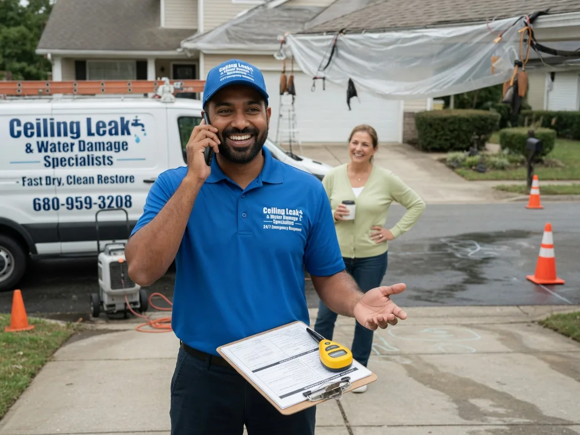 Ceiling Leak Cleanup Drifton, PA FAQs